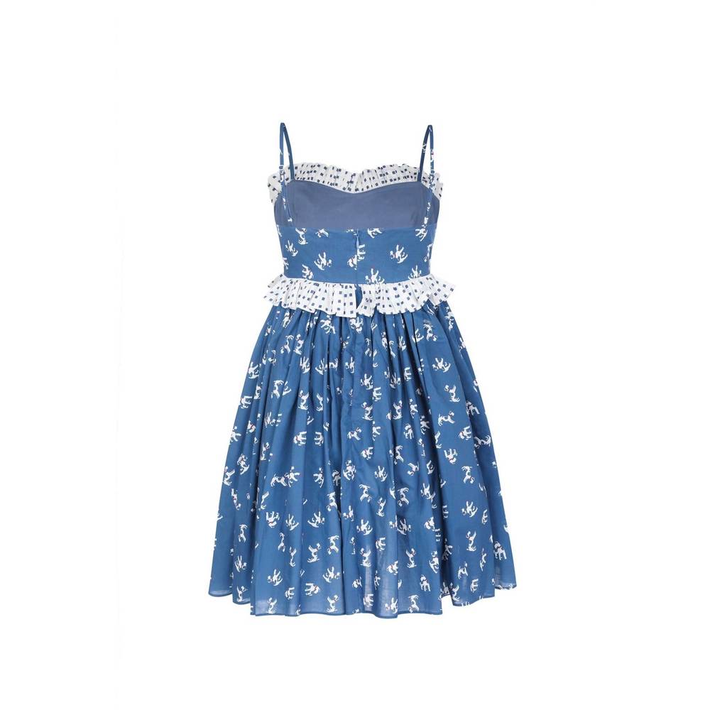 NEW SELKIE rosebud dress the scotty rosebud dress in hanky dogs - Picture 2 of 4
